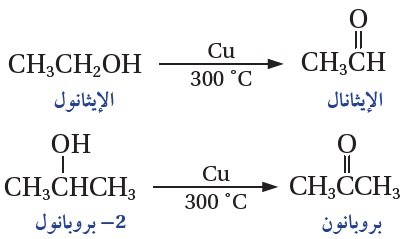 تحضير الألديهايدات والكيتونات صناعياً: تحضير الألديهايدات والكيتونات صناعياً: